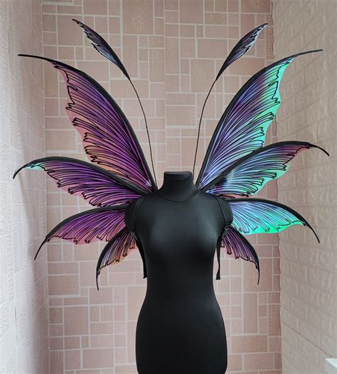 black adult fairy wings